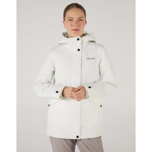 Skechers S242041-100 W Outerwear Padded Jacket Kadın Mont Kadın Kaban