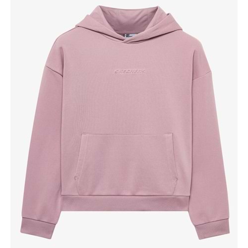 Skechers W Essential Hoodie Sweatshirt S242111-620 Kadın Kapüşonlu Sweatshirt