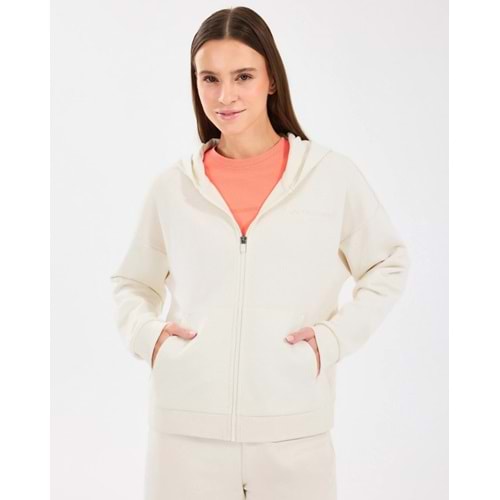 Skechers S242117-102 W Essential Full Zip Hoodie Sweatshirt Eşofman Üstü Kadın Ceket