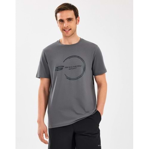 Skechers M Lightweight Graphic Tee T-Shirt S2510161-003 Erkek Tişort