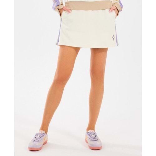 Skechers W Diagonal Lw Fleece Sweat Short S2510049-102 Şort Etek Kadın Etek