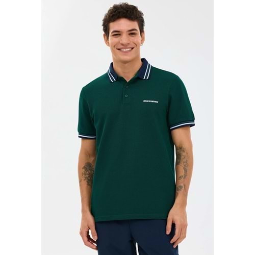 Skechers S2610080-4222 M Regular Fit Polo Yaka T-Shirt Erkek Tişort