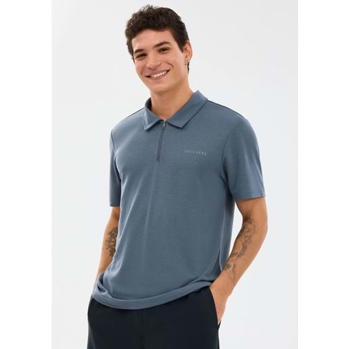 Skechers S2610086-3998 M Soft Touch Pique Polo Yaka T-Shirt Erkek Tişort