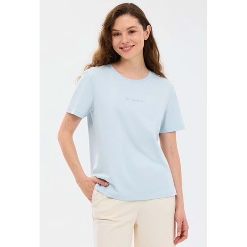 Skechers S2510029-0721 W Essential Crewneck T-Shirt Kadın Tişört
