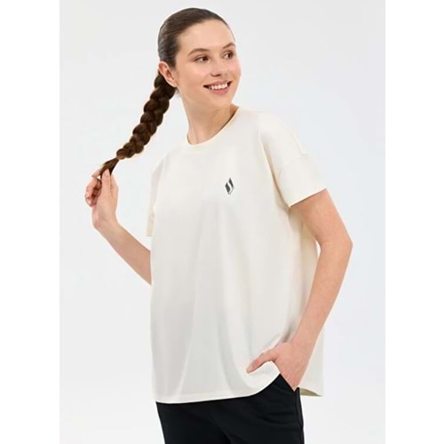 Skechers S221482-3855 W Crew Neck Graphic Tee T-Shirt Kadın Tişört