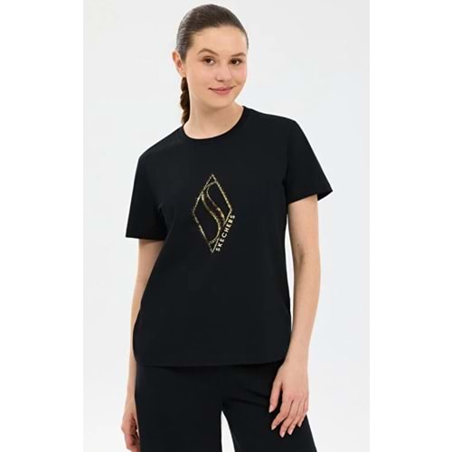 Skechers S2610049-3817 W Regular Fit Graphic T-Shirt Kadın Tişört