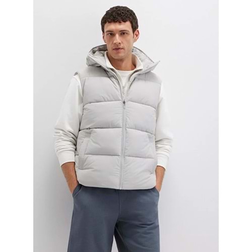 Mavi 0110089-70075 Kapüşonlu Şişme Erkek Yelek