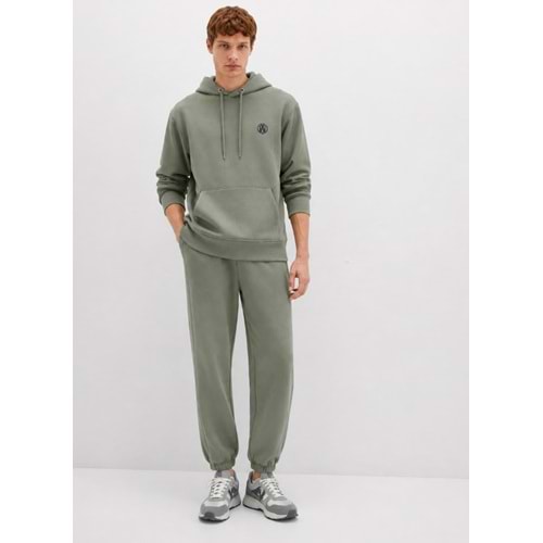 Mavi 065809-80692 Logo Nakışlı Erkek Kapüşonlu Sweatshirt