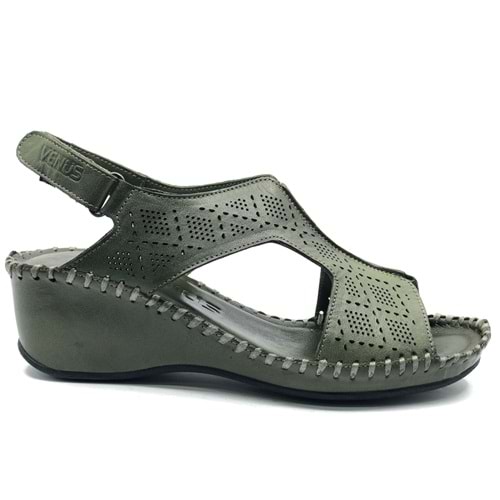 Venüs Şomali Hakiki Deri Comfort Ortopedik Kadın Sandalet