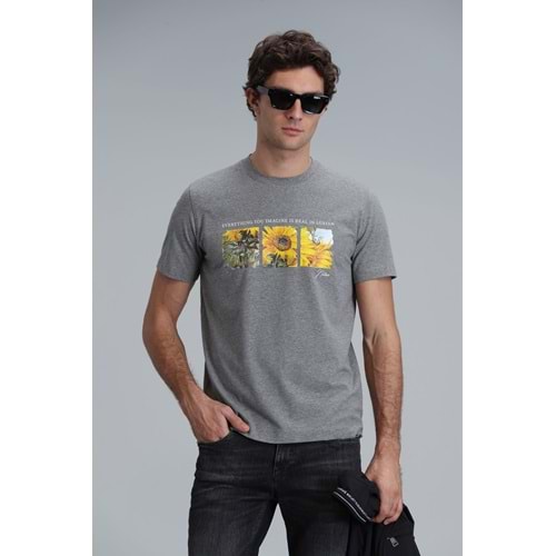 Lufian 111020192 June Modern Grafik T- Shirt Erkek T-Shirt