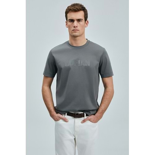 Lufian 111020240 Thınk Modern Grafik Tişort Erkek T-Shirt