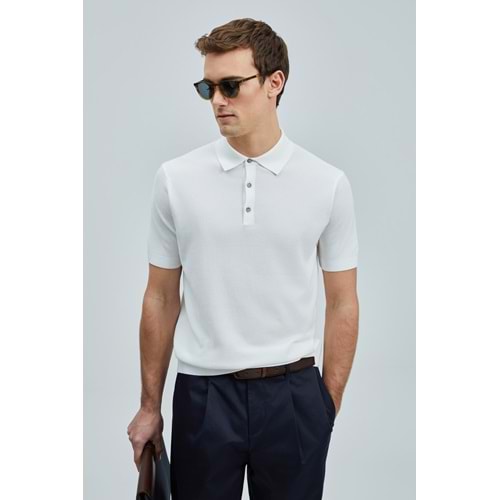 Lufian 111090114 Edwın Erkek Modal Karışımlı Kazak T- Shirt Erkek Tişort