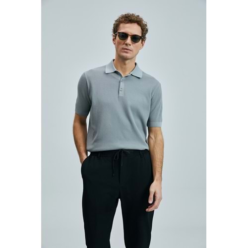 Lufian 111090114 Edwın Erkek Modal Karışımlı Kazak T- Shirt Erkek Tişort