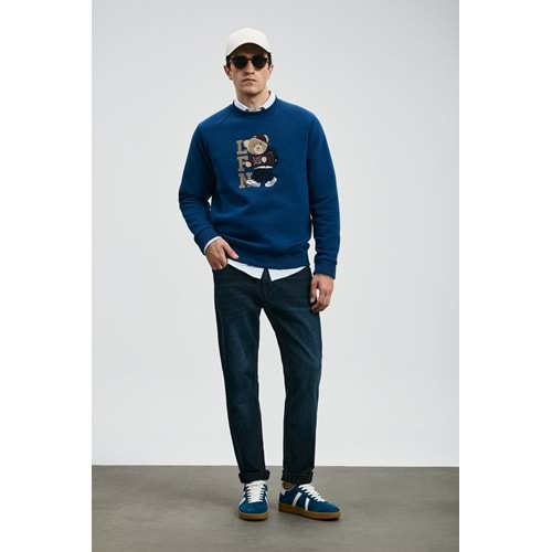 Lufian 112200235 Andrea Spor Jean Erkek Pantolon Slim Fit Erkek Kot Pantolon