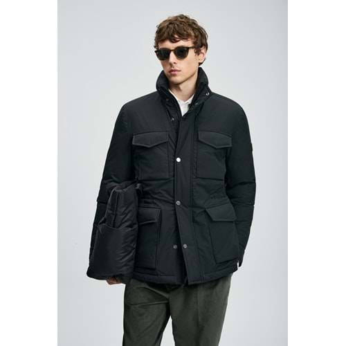 Lufian 112120254 Edgar Kaz Tüyü Erkek Mont