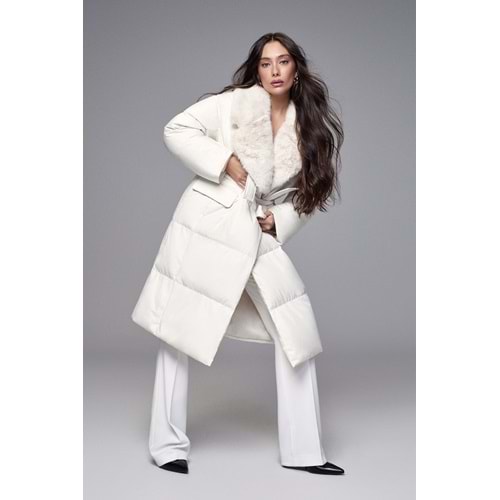 Lufian 122120048 Hermes Kaz Tüyü Kadın Mont