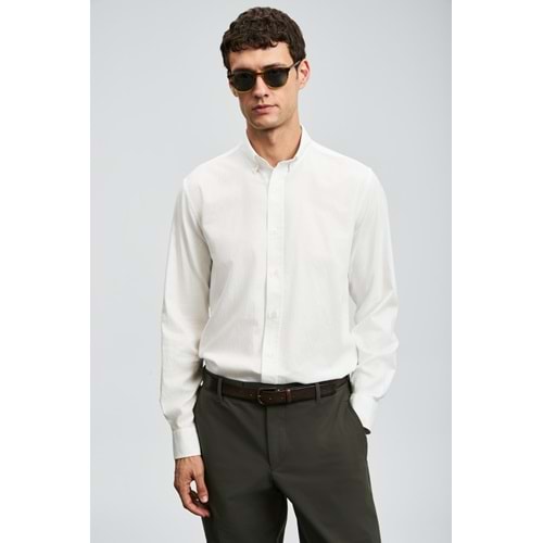 Lufian 112010676 Danıel Erkek Basic Gömlek Regular Fit Erkek Gömlek