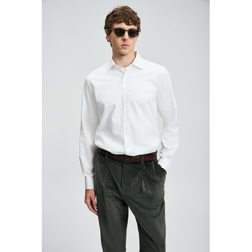 Lufian 112010678 Veran Erkek Basic Gömlek Regular Fit Erkek Gömlek