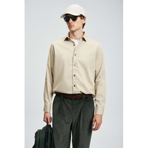 Lufian 112010686 Ferla Basic Gömlek Regular Fit Erkek Gömlek