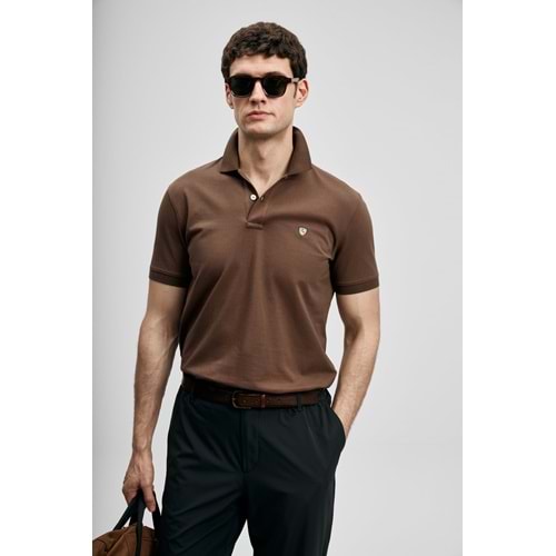 Lufian 111040230 Laon Smart Polo Yaka Tişört Erkek Tişort