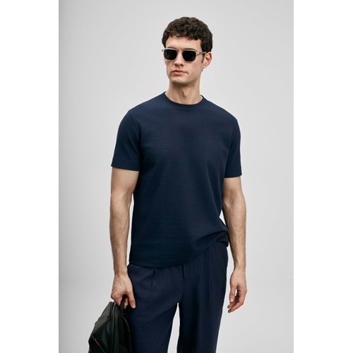 Lufian 111020311 Soft Modern Grafik Erkek T- Shirt Tişört Erkek Tişort