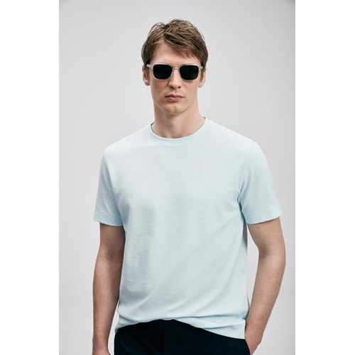 Lufian 111020311 Soft Modern Grafik Erkek T- Shirt Tişört Erkek Tişort