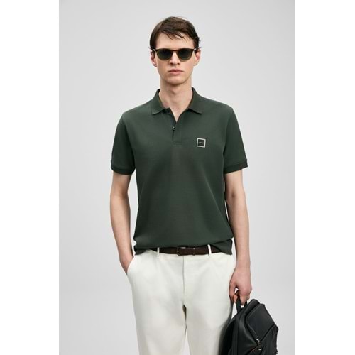 Lufian 111040233 Carter Smart Erkek Polo Yaka Tişört Erkek Tişort