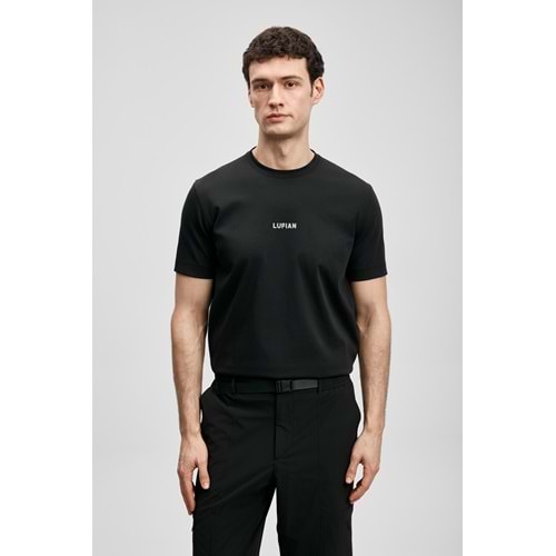 Lufian 111020322 Marcus Modern Grafik T- Shirt Tişört Erkek Tişort