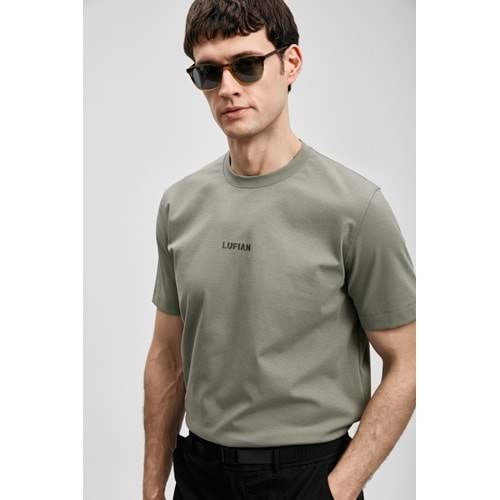 Lufian 111020322 Marcus Modern Grafik T- Shirt Tişört Erkek Tişort