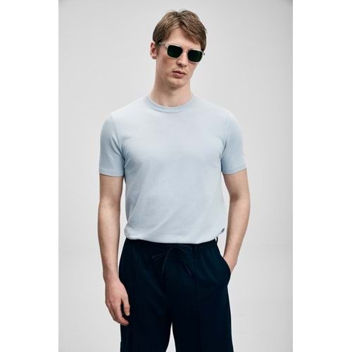 Lufian 111090156 Tıno Erkek Modal Karışımlı T- Shirt Erkek T-Shirt