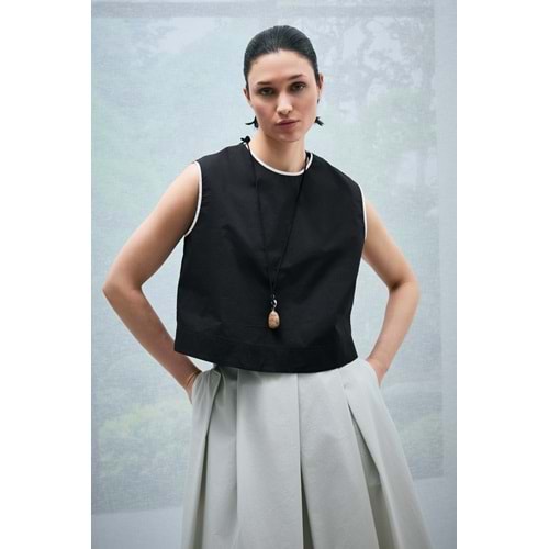 Lufian 121280013 Karmına Kadın Bluz T-Shirt Kadın Tişört