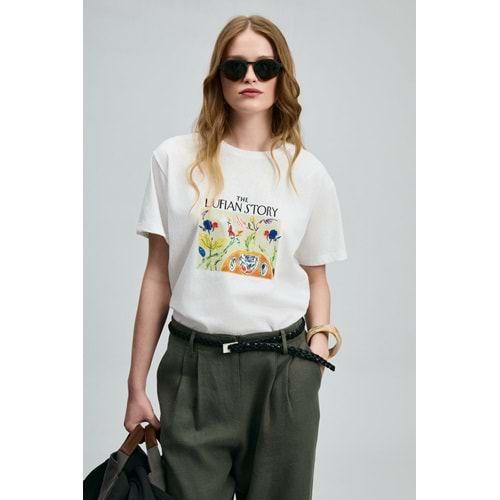Lufian 121020040 Poly Kadın T-Shirt Kadın Tişört