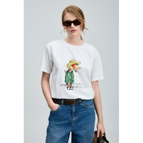 Lufian 121020041 Fame Kadın T-Shirt Kadın Tişört