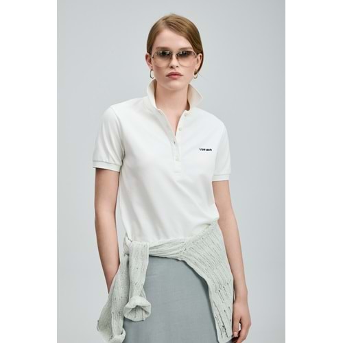 Lufian 121040002 Anka Polo Yaka T-Shirt Kadın Tişört