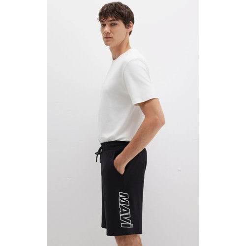 Mavi M0410225-900 Mavi Baskılı Erkek Şort