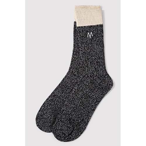 Mavi Logo Baskılı Spor Çorap Unisex Çorap