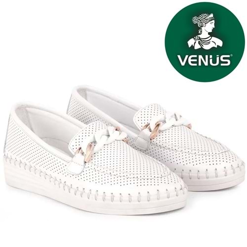 Venüs Blower Hakiki Deri Kadın Babet Ayakkabı