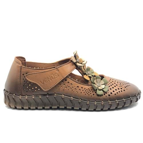 Venüs Perlon Hakiki Deri Ortopedik Kadın Casual Ayakkabı