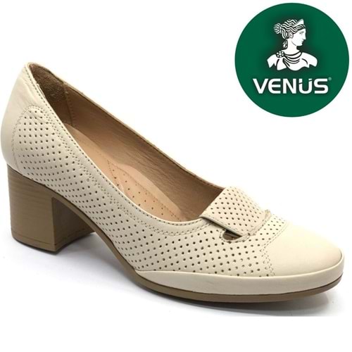 Venüs Apus Hakiki Deri Comfort Ortopedik Kadın Topuklu Ayakkabı