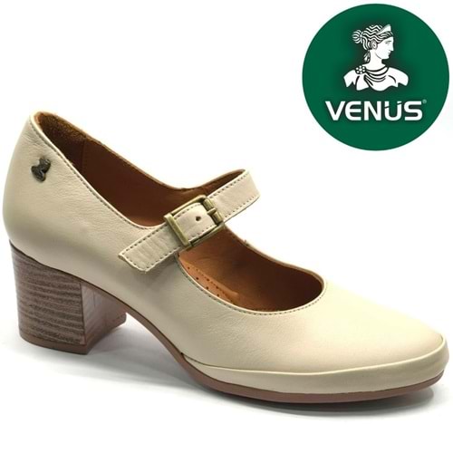 Venüs Peleng Hakiki Deri Comfort Ortopedik Kadın Klasik Topuklu Ayakkabı