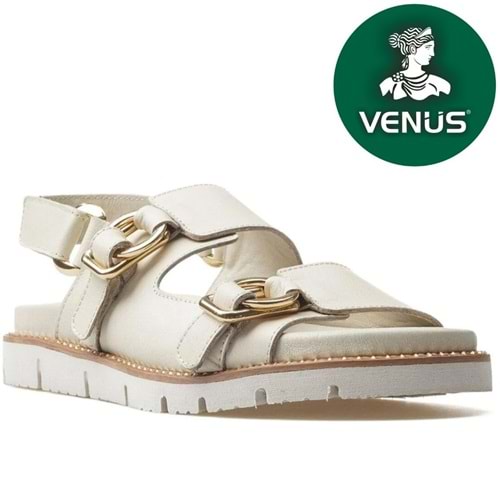 Venüs Lagos Hakiki Deri Comfort Ortopedik Kadın Sandalet