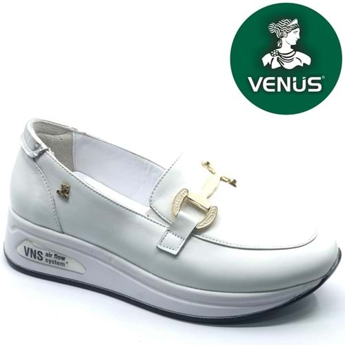 Venüs Guye Hakiki Deri Ortopedik Oxford Kadın Aır-Flow Taban Klasik Ayakkabı