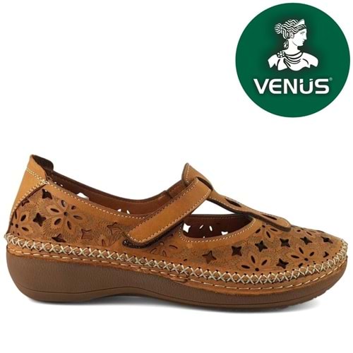 Venüs Vingii Hakiki Deri Kadın Babet Ayakkabı