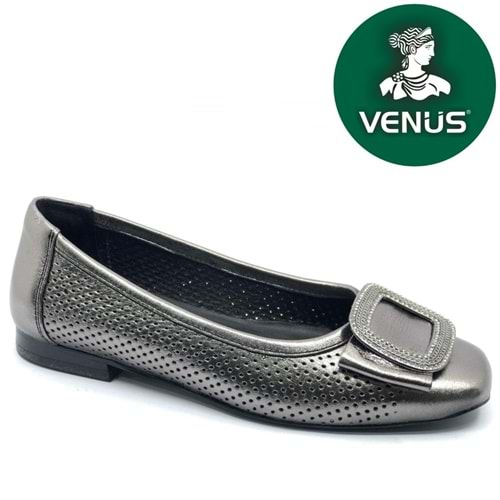 Venüs Pigi Hakiki Deri Kadın Babet Ayakkabı