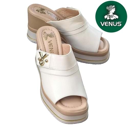 Venüs Yuppiy Hakiki Deri Kadın Terlik