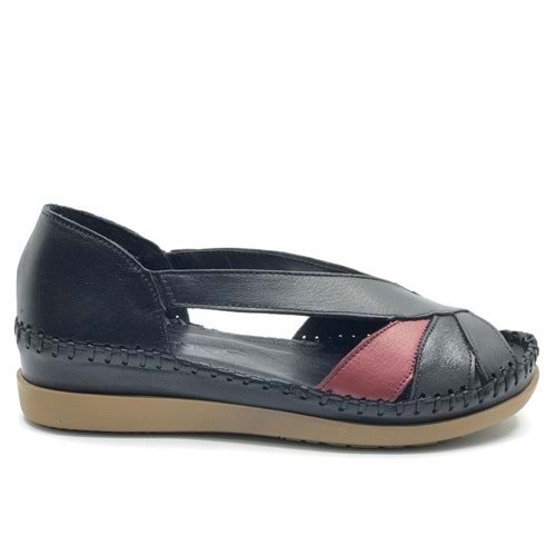 Venüs Nahar Hakiki Deri Comfort Ortopedik Kadın Sandalet