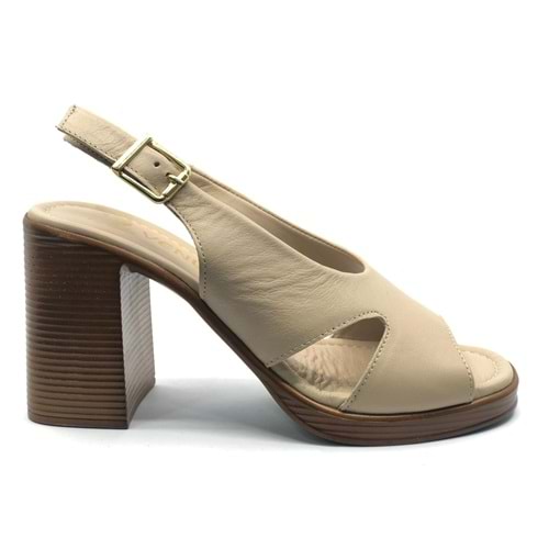 Venüs Gofi Hakiki Deri Comfort Ortopedik Kadın Sandalet