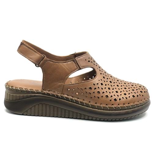 Venüs Vingo Hakiki Deri Comfort Ortopedik Kadın Sandalet