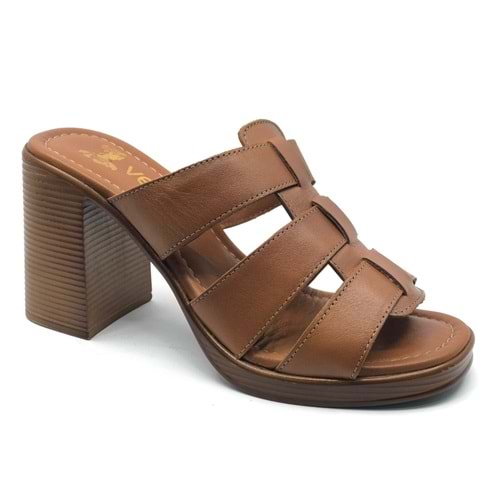 Venüs Ringe Hakiki Deri Kadın Terlik