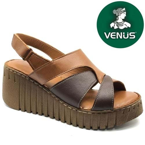 Venüs Morgen Hakiki Deri Comfort Ortopedik Kadın Sandalet